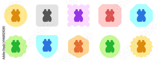 Editable cocktail dress vector icon. Clothing, fashion, apparel. Part of a big icon set family. Perfect for web and app interfaces, presentations, infographics, etc