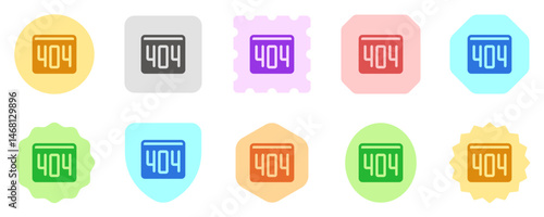 Editable 404 error, page not found vector icon. Part of a big icon set family. Perfect for web and app interfaces, presentations, infographics, etc