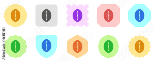 Editable coffee bean vector icon. Cafe, coffee shop, restaurant, drink, beverages. Part of a big icon set family. Perfect for web and app interfaces, presentations, infographics, etc
