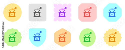 Editable coffee grinder vector icon. Cafe, coffee shop, restaurant, drink, beverages. Part of a big icon set family. Perfect for web and app interfaces, presentations, infographics, etc
