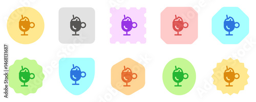 Editable frappe vector icon. Cafe, coffee shop, restaurant, drink, beverages. Part of a big icon set family. Perfect for web and app interfaces, presentations, infographics, etc
