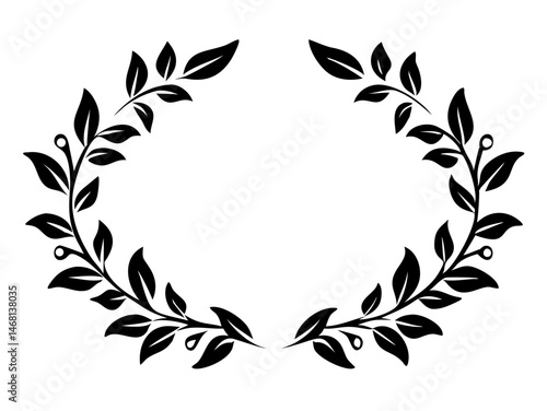 Realistic detailed intricate lush green leaf frond silhouette design with transparency