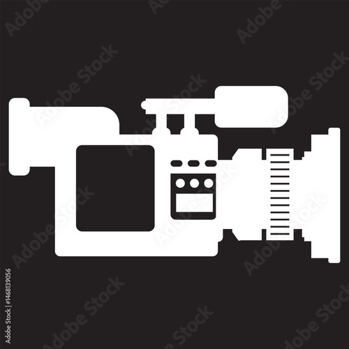 video camera icon for streaming , facetime icons video call symbol