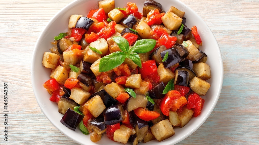Summer Bounty Sauted Eggplant Peppers Bursting with Fresh Flavor. Summer Bounty Sauted Eggplant Peppers Bursting with Fresh Flavor.