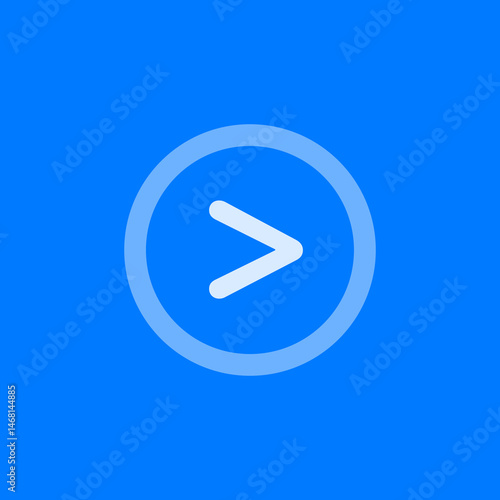 Greater Than Circle Icon