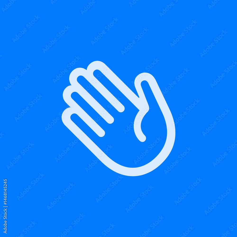 Hand Palm Facing Icon Hand Palm Facing Icon