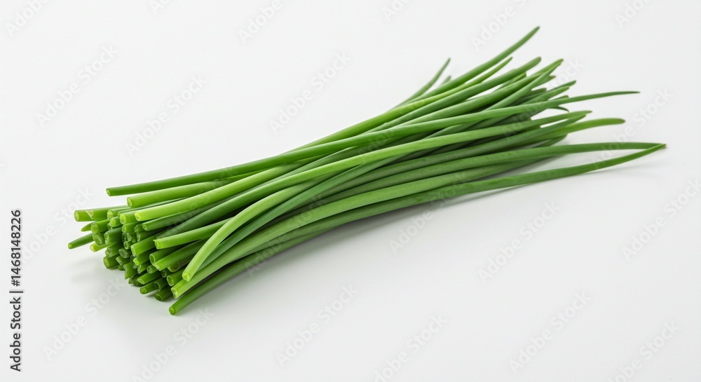 Freshly Harvested Bundle of Vibrant Green Chives, Ready for Culinary Delights: A High-Resolution Image Perfect for Food Blogs, Cookbooks, and Restaurant Menus Freshly Harvested Bundle of Vibrant Green Chives, Ready for Culinary Delights: A High-Resolution Image Perfect for Food Blogs, Cookbooks, and Restaurant Menus