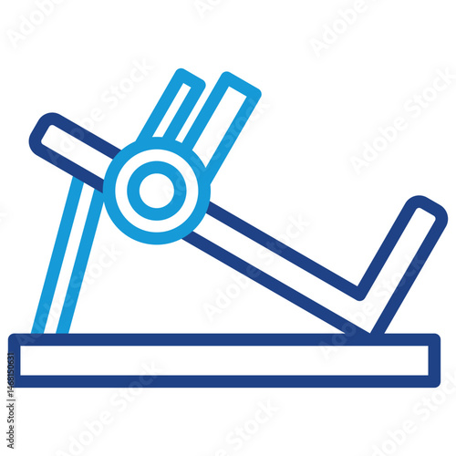 Leg Press Machine Icon