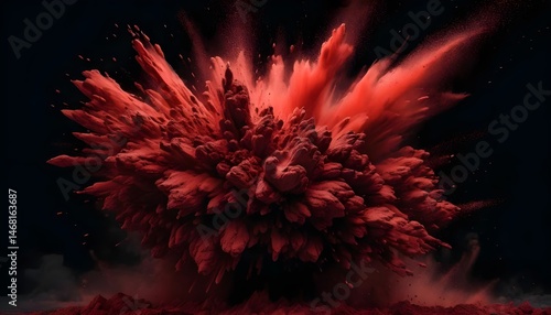 Red Powder Explosion