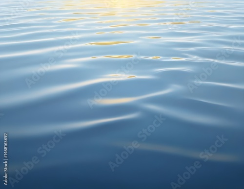 Calm Water Surface with Subtle Light Reflections