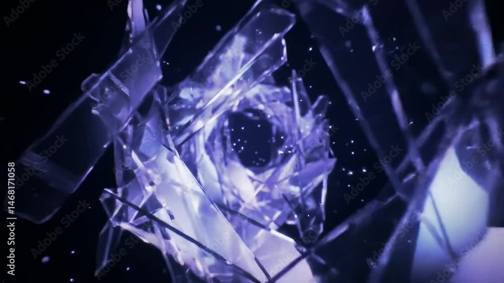 A crystalline vortex rotates and pulses gently in a glowing void with drifting light particles and refractive distortions A crystalline vortex rotates and pulses gently in a glowing void with drifting light particles and refractive distortions