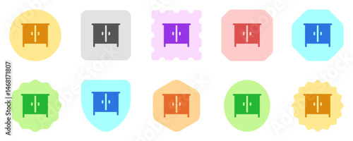 Editable cabinet, nightstand vector icon. Part of a big icon set family. Perfect for web and app interfaces, presentations, infographics, etc