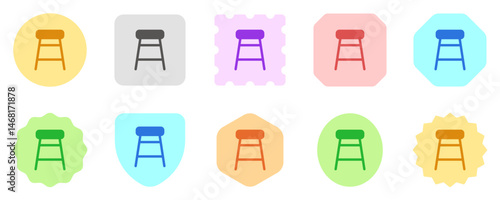 Editable stool vector icon. Part of a big icon set family. Perfect for web and app interfaces, presentations, infographics, etc