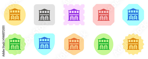 Editable fire station, factory, warehouse vector icon. Part of a big icon set family. Perfect for web and app interfaces, presentations, infographics, etc