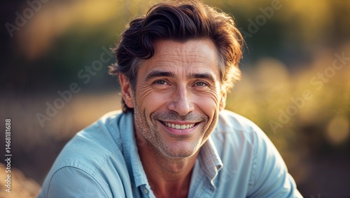 Smile With A Grin And Warm Jawline