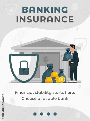 Banking and Financial Insurance Advertising Banner