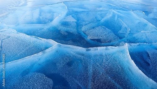 Wallpaper Mural blue ice texture of frozen lake Torontodigital.ca