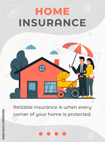 Home Insurance Services Advertising Banner.