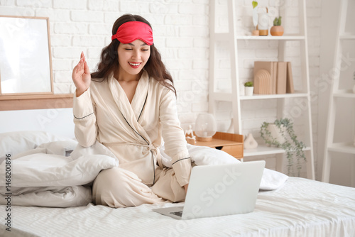 Beautiful young woman with ...