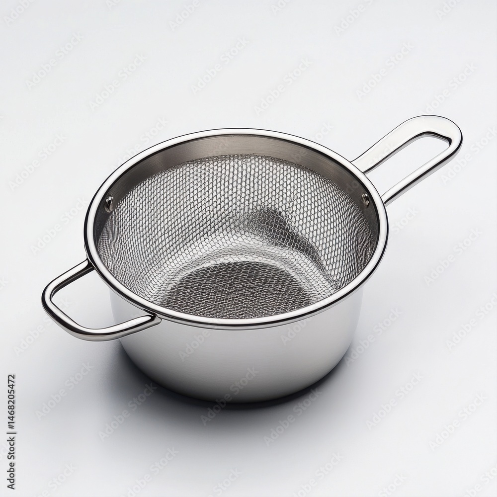 Stainless Steel Mesh Strainer with Handles for Kitchen Cooking and Straining