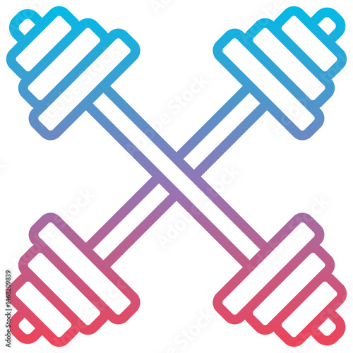 Crossed Dumbbells Icon