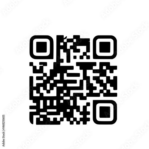 Vector QR Code for Web and Print Use
