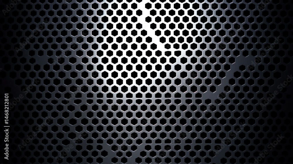 Naklejka premium Perforated Metal Panel