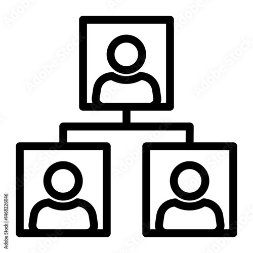 Division Icon # Notary Pack Themes # Outline Style