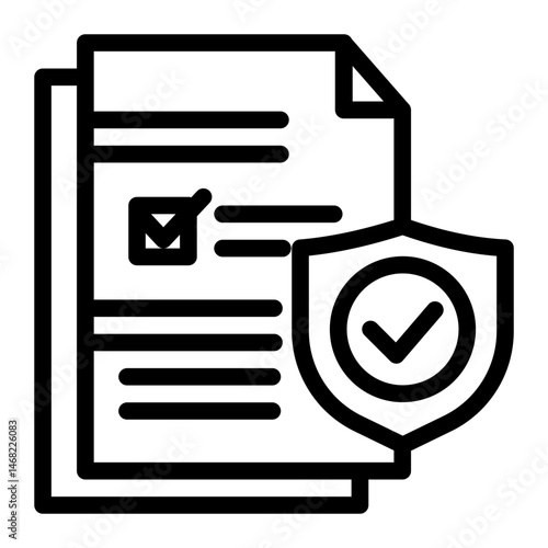 Prenuptial Agreement Icon # Notary Pack Themes # Outline Style