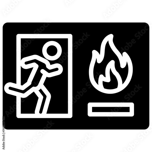 Fire Escape Plan Icon