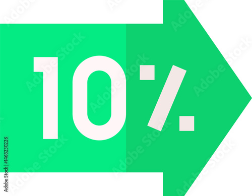 10 illustration on a white background     