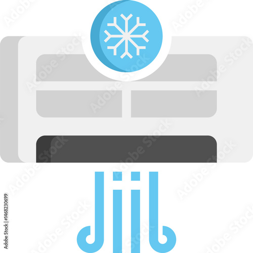 air cooler illustration on a white background   