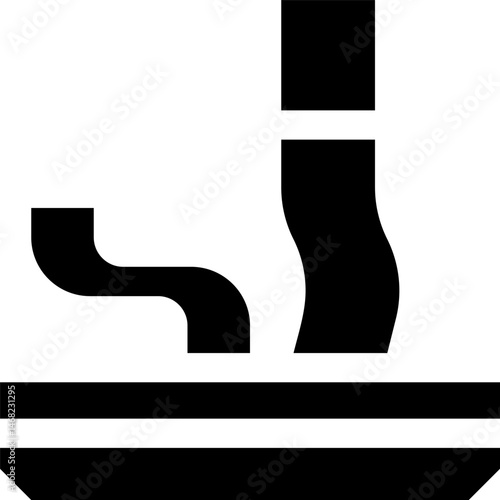 ashtray illustration on a white background    