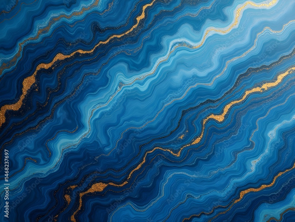 Abstract blue and gold marble texture background for creative design Abstract blue and gold marble texture background for creative design