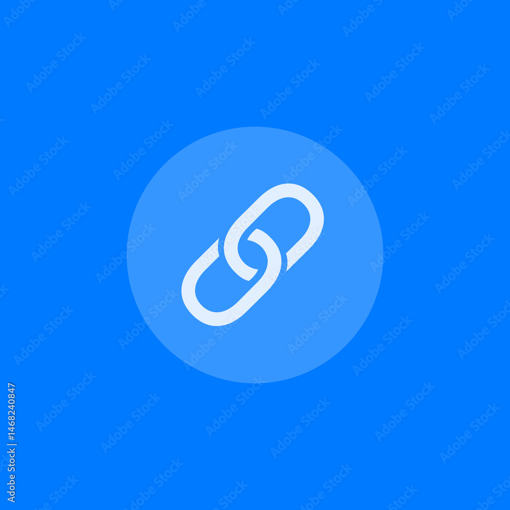 Filled Link Circle Icon Filled Link Circle Icon