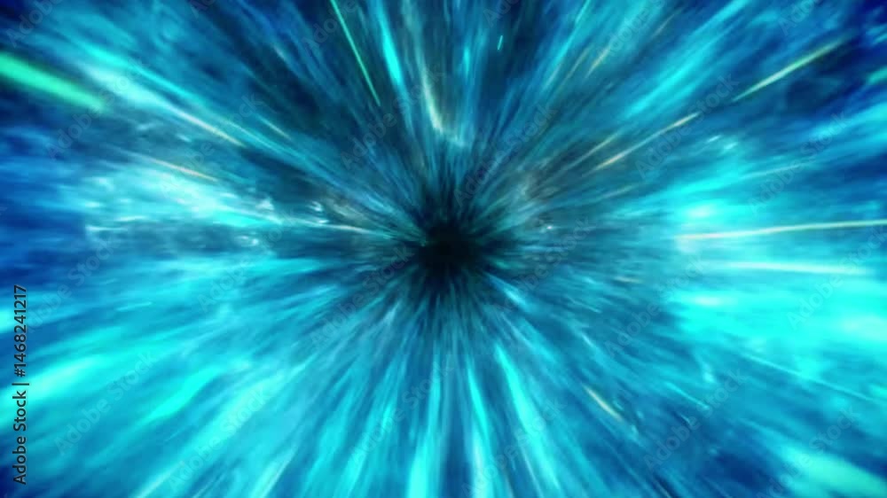 High-Speed Journey Through Futuristic Glowing Light Tunnel Animation High-Speed Journey Through Futuristic Glowing Light Tunnel Animation