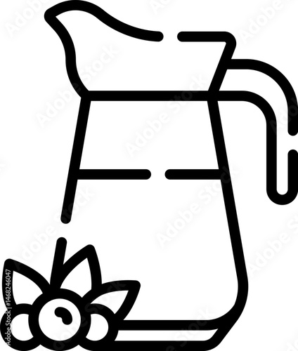 mors illustration on a white background     