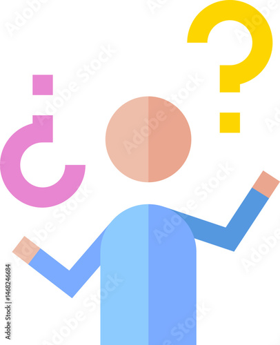 newbie illustration on a white background     