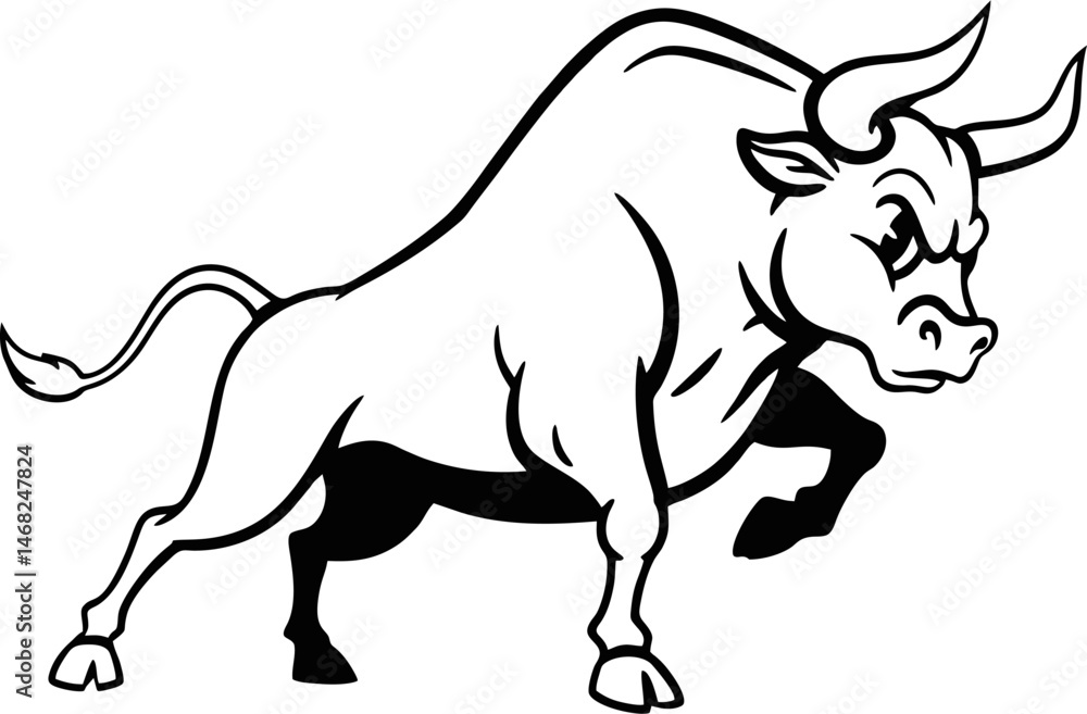 Fototapeta premium vector illustration of a donkey