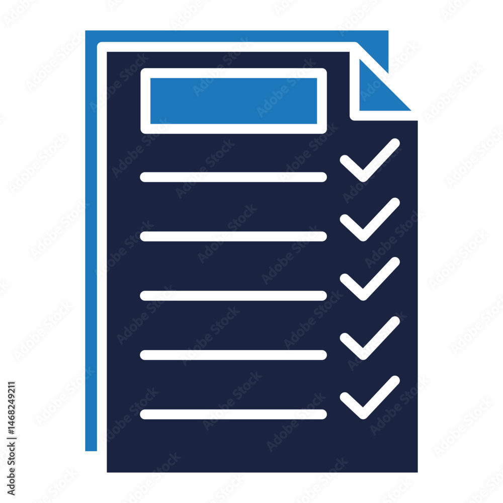 List icon blue style List icon blue style