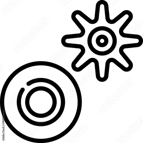 platelet illustration on a white background     