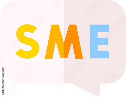 sme illustration on a white background     