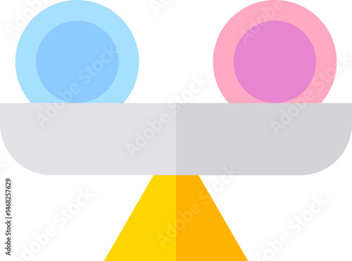 stability illustration on a white background     
