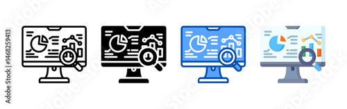 Exploration icon set bundle. Multi style icon collection perfect for websites, apps, and presentations. Simple vector icon collection