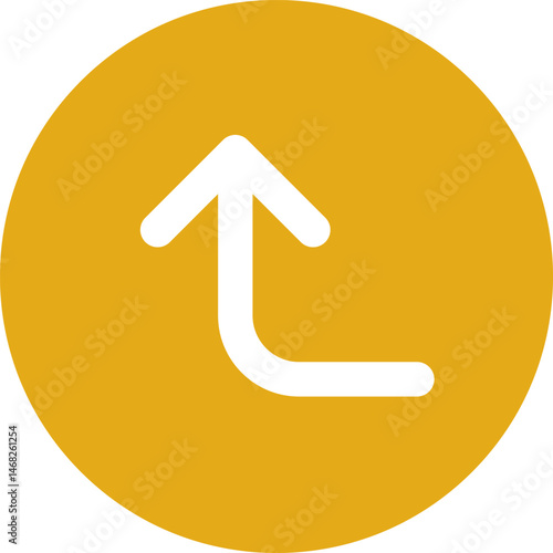 turn up illustration on a white background     