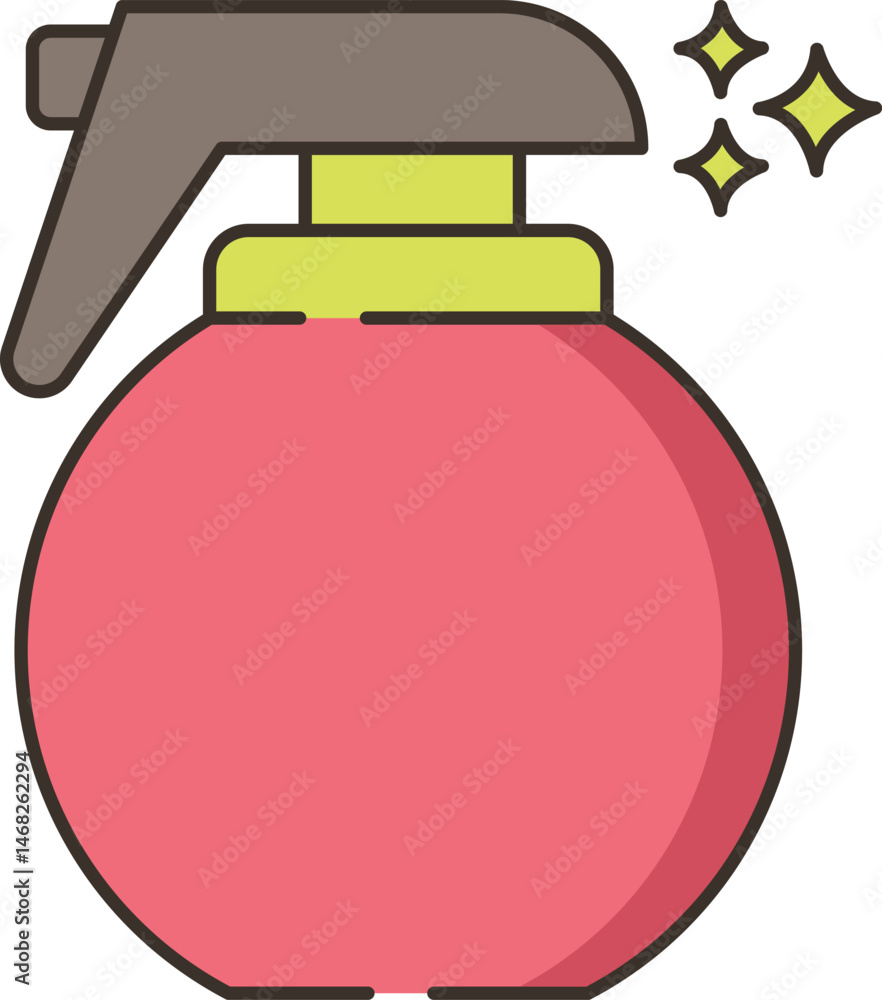 water spray illustration on a white background water spray illustration on a white background
