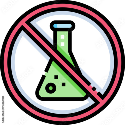 no preservatives (3) illustration on a white background    