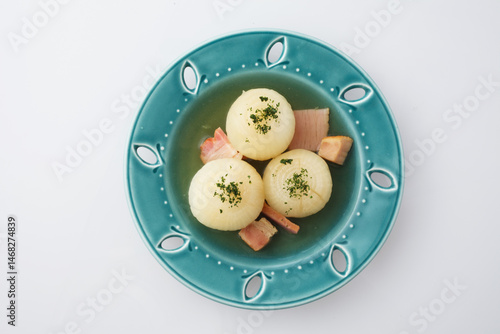 　新玉葱のスープ煮