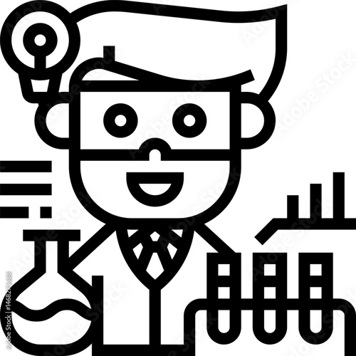 problem solving illustration on a white background     