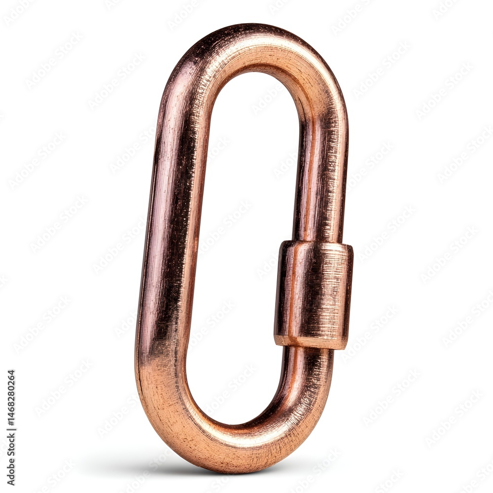 Secure Gear With Metallic Rose Gold Carabiner Capturing Dynamic Wave Design Perfect For Adventure Seekers Secure Gear With Metallic Rose Gold Carabiner Capturing Dynamic Wave Design Perfect For Adventure Seekers